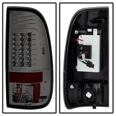 Version 2 Smoke LED Tail Lights <br>08-16 Ford F250-F450 Super duty