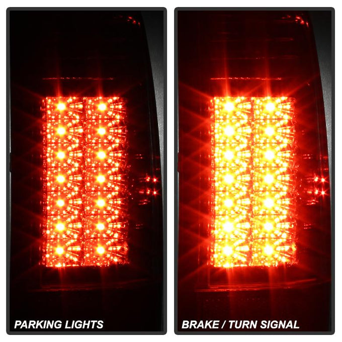 Version 2 Smoke LED Tail Lights <br>08-16 Ford F250-F450 Super duty