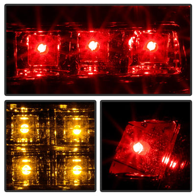 Red Clear LED Tail Lights <br>06-08 Audi A4 A4 Quattro