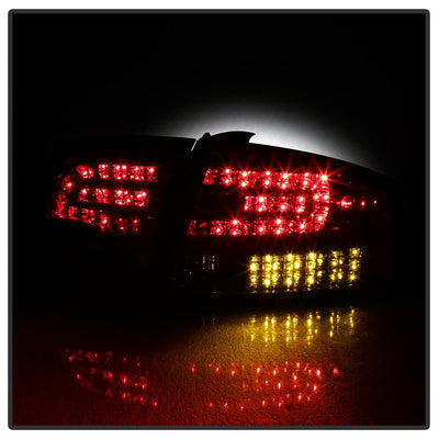 Smoke LED Tail Lights <br>06-08 Audi A4 A4 Quattro