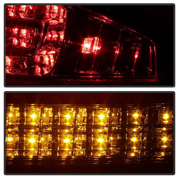 Smoke LED Tail Lights <br>06-08 Audi A4 A4 Quattro