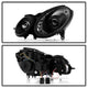 DRL Black Projector Headlights <br>07-09 Mercedes-Benz E63 AMG E350 E550 E320 E280 E500 08-09 E300
