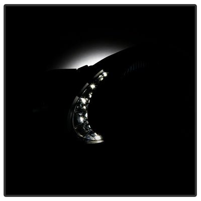 DRL Black Projector Headlights <br>07-09 Mercedes-Benz E63 AMG E350 E550 E320 E280 E500 08-09 E300