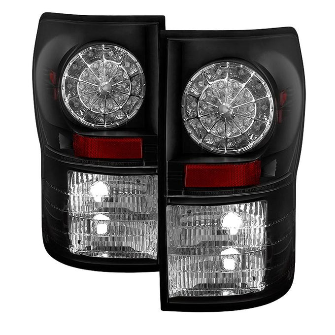 Black LED Tail lights <br>07-13 Toyota Tundra
