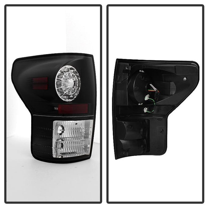 Black LED Tail lights <br>07-13 Toyota Tundra