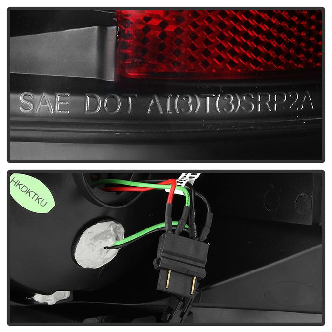 Black LED Tail lights <br>07-13 Toyota Tundra