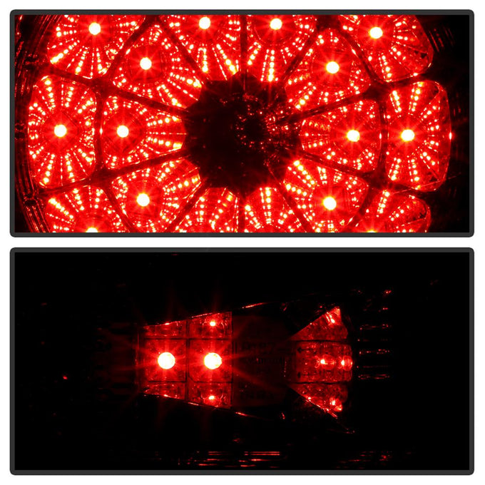 Red Clear LED Tail lights <br>07-13 Toyota Tundra