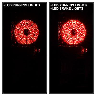 Red Clear LED Tail lights <br>07-13 Toyota Tundra