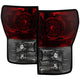 Red Smoke LED Tail lights <br>07-13 Toyota Tundra