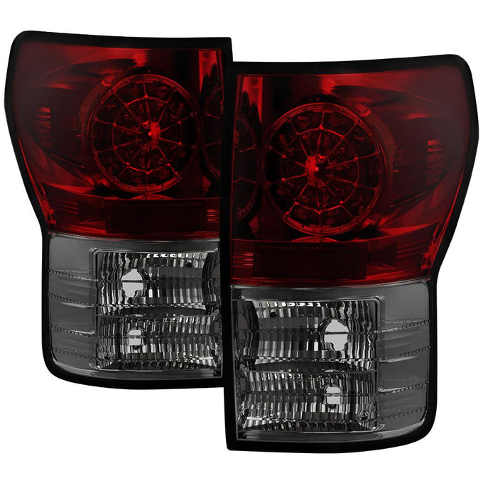 Red Smoke LED Tail lights <br>07-13 Toyota Tundra