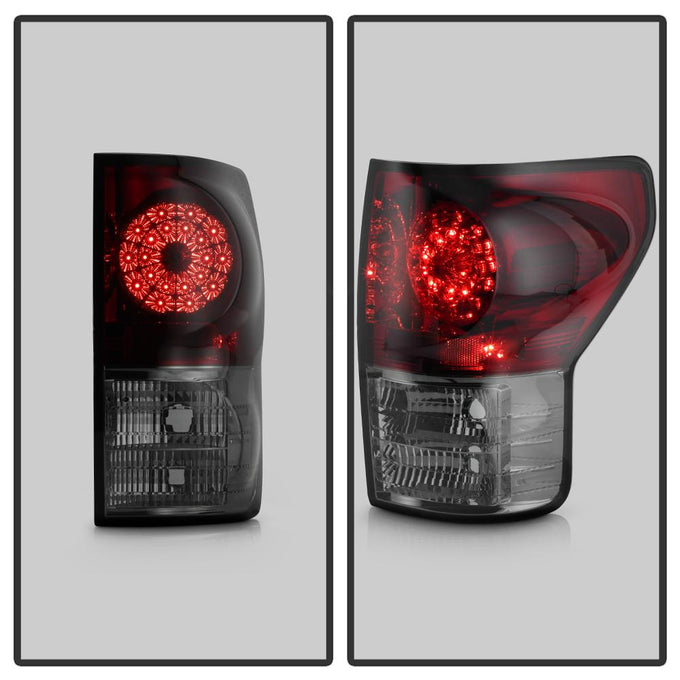 Red Smoke LED Tail lights <br>07-13 Toyota Tundra