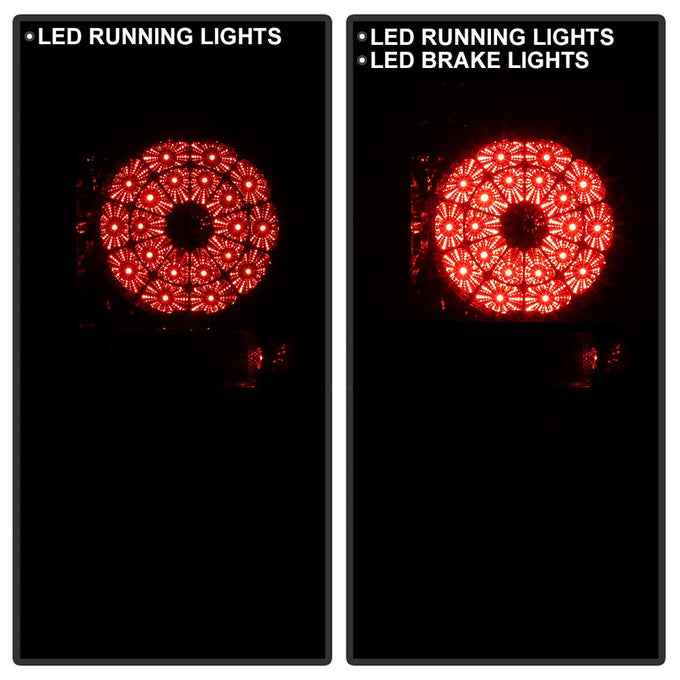Red Smoke LED Tail lights <br>07-13 Toyota Tundra