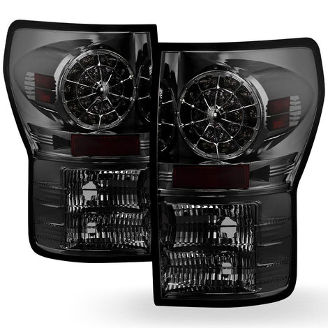 Smoke LED Tail lights <br>07-13 Toyota Tundra