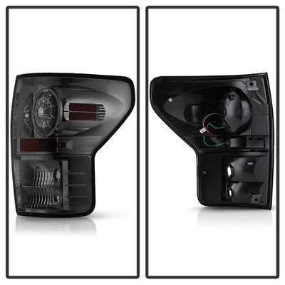Smoke LED Tail lights <br>07-13 Toyota Tundra