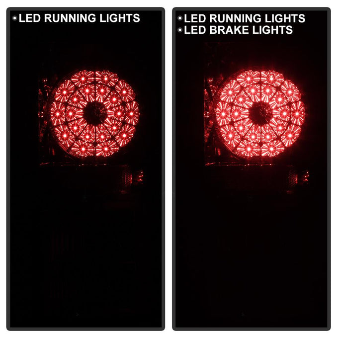 Smoke LED Tail lights <br>07-13 Toyota Tundra