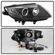 LED Halo Black Projector Headlights <br>03-08 BMW Z4