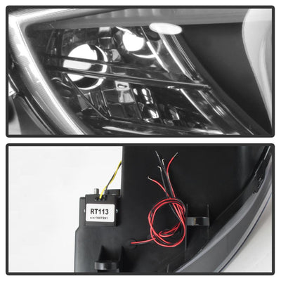 LED Halo Black Projector Headlights <br>03-08 BMW Z4