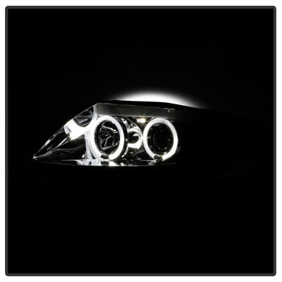 LED Halo Chrome Projector Headlights <br>03-08 BMW Z4