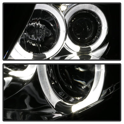 LED Halo Chrome Projector Headlights <br>03-08 BMW Z4