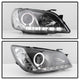 LED Halo Black DRL Projector Headlights <br>01-05 Lexus IS300