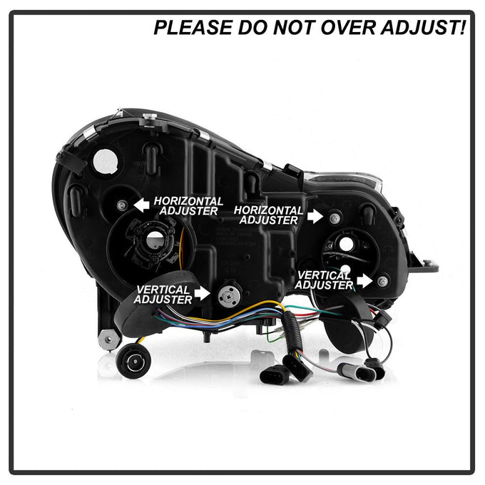 DRL Black Projector Headlights <br>03-06 Mercedes-Benz E320 E500 E55 AMG 2006 E350