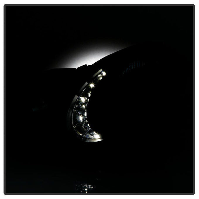 DRL Black Projector Headlights <br>03-06 Mercedes-Benz E320 E500 E55 AMG 2006 E350