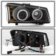 CCFL Halo Black Projector Headlights <br>02-06 Chevy Avalanche, Silverado 1500