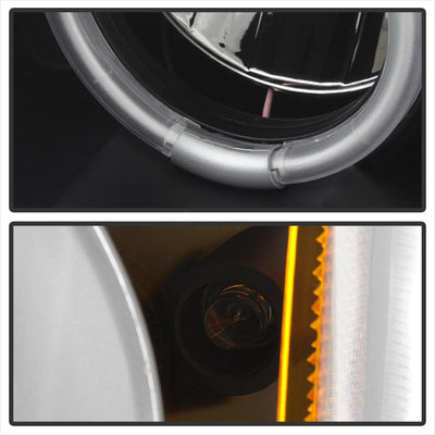 CCFL Halo Black Projector Headlights <br>02-06 Chevy Avalanche, Silverado 1500