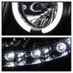 CCFL Halo Black Projector Headlights <br>07-14 Chevy Avalanche Suburban 1500 2500