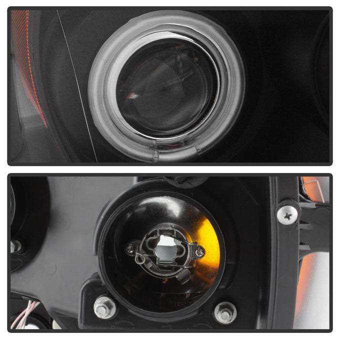 CCFL Halo Black Projector Headlights <br>06-08 Dodge Ram 1500 06-09 Dodge Ram 2500 Ram 3500