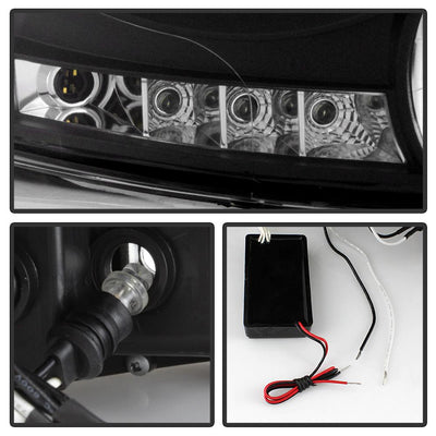CCFL Halo Black Projector Headlights <br>06-08 Dodge Ram 1500 06-09 Dodge Ram 2500 Ram 3500