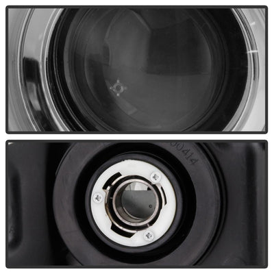 Version 2 Black CCFL Halo Projector Headlights <br>04-08 Ford F-150