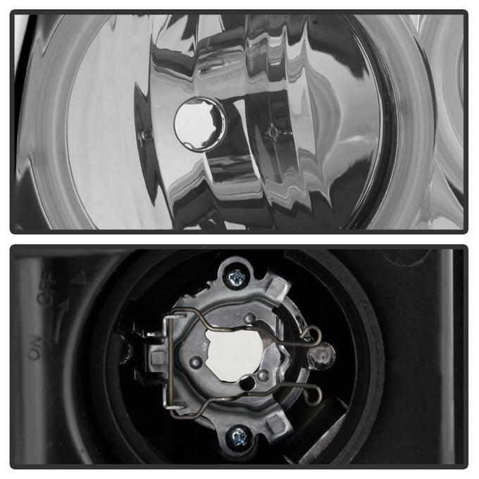 Version 2 Black CCFL Halo Projector Headlights <br>04-08 Ford F-150