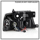 Version 2 Black CCFL Halo Projector Headlights <br>04-08 Ford F-150