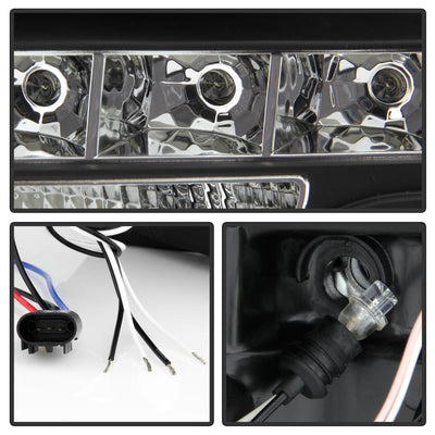 CCFL Halo Black Projector Headlights <br>09-14 Ford F-150
