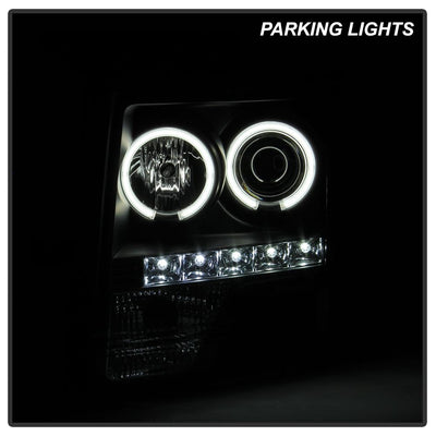 CCFL Halo Black Projector Headlights <br>09-14 Ford F-150