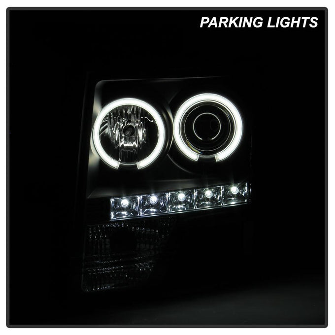 CCFL Halo Black Projector Headlights <br>09-14 Ford F-150