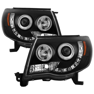 CCFL Halo Black Projector Headlights <br>05-11 Toyota Tacoma