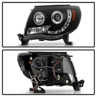 CCFL Halo Black Projector Headlights <br>05-11 Toyota Tacoma