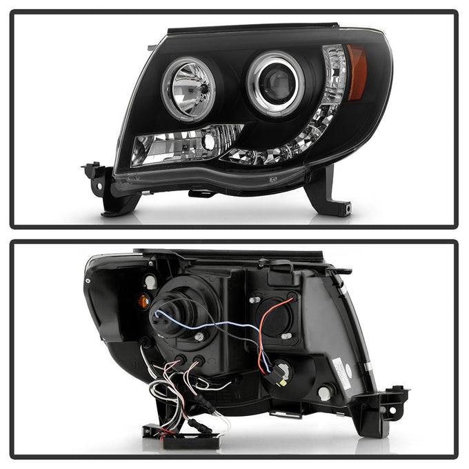 CCFL Halo Black Projector Headlights <br>05-11 Toyota Tacoma