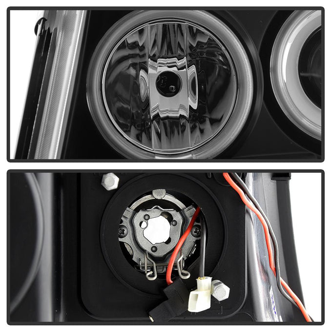 CCFL Halo Black Projector Headlights <br>05-11 Toyota Tacoma