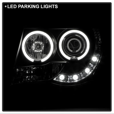 CCFL Halo Black Projector Headlights <br>05-11 Toyota Tacoma