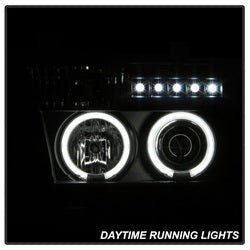 Eliminates AFS function Black LED Halo Projector Headlights <br>07-13 Toyota Tundra 08-13 Toyota Sequoia