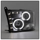 CCFL Halo Black Projector Headlights <br>09-18 Ram 1500 2500 3500