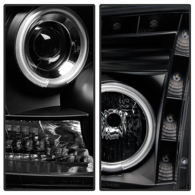 CCFL Halo Black Projector Headlights <br>09-18 Ram 1500 2500 3500
