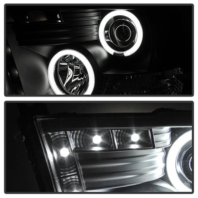 CCFL Halo Black Projector Headlights <br>09-18 Ram 1500 2500 3500