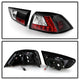 Black LED Tail Lights <br>08-14 Mitsubishi Lancer