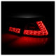 Black LED Tail Lights <br>08-14 Mitsubishi Lancer