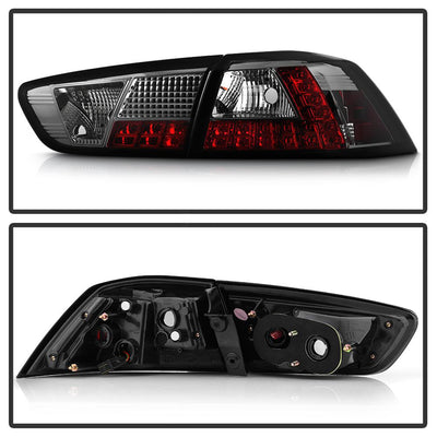 Smoke LED Tail Lights <br>08-14 Mitsubishi Lancer