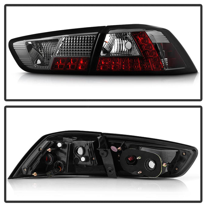 Smoke LED Tail Lights <br>08-14 Mitsubishi Lancer